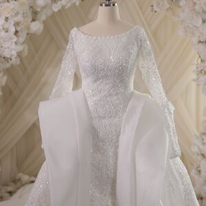 Elegant White Wedding Dress